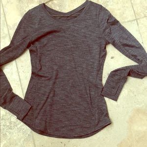 Lululemon gray long sleeve